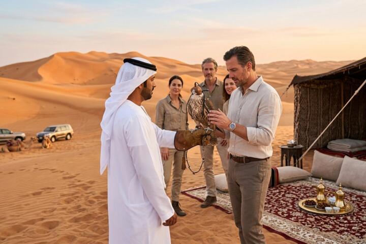Exclusive Falconry and Heritage Tours: A VIP Experience in the UAE